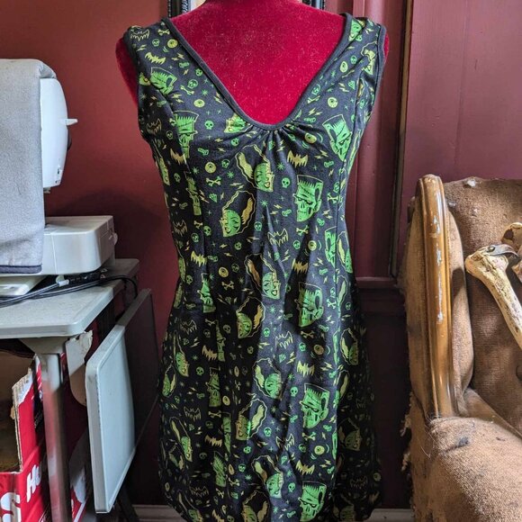 Sourpuss Dresses & Skirts - Sourpuss vintage monster dress